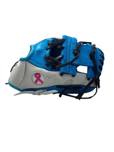 Used FIELDING GLOVE BB/SB Glove RH Throw White And Carolina Blue 11 1/4" 11835-S000208238