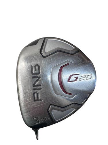 Used Ping G20 Mens Fairway Wood LH Grey 3 Wood 11835-S000208246