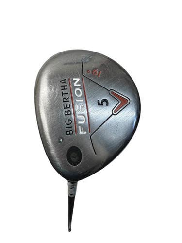 Used Callaway BIG BERTHA FUSION Mens Fairway Wood LH Black 5 Wood 11835-S000208248