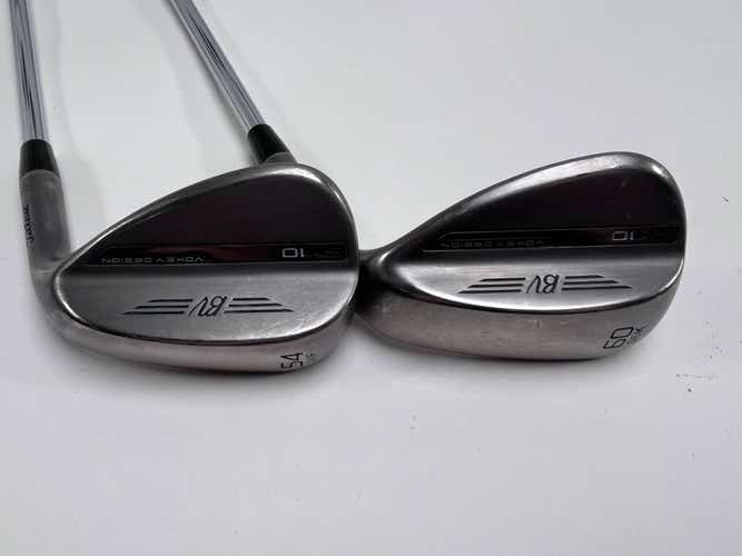 Titleist Vokey SM10 Nickel Wedge Set 54* 14 60* 6 Project X 6.5 X-Stiff Steel RH
