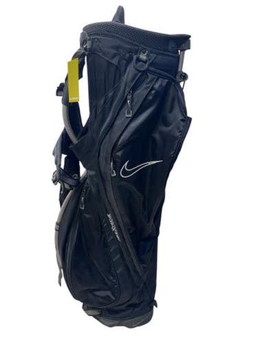 Used Nike 4 WAY STAND BAG Mens Stand Bag Black 11835-S000208098