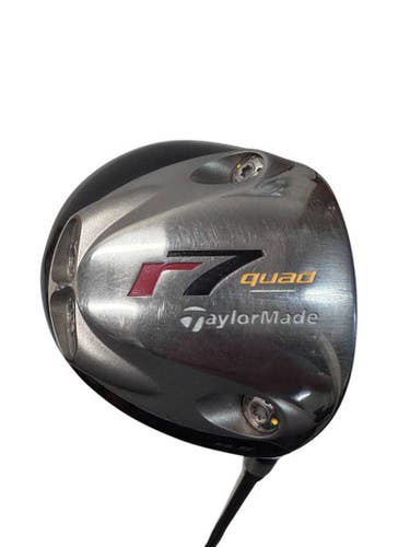 Used Taylormade R7 QUAD Mens Driver RH Black 9.5 Degree 11835-S000208131