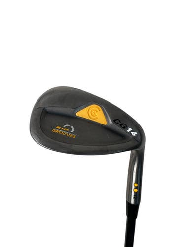 Used Cleveland CG14 ZIP GROOVES Golf Wedge Mens RH Dark Grey 60 Degree 11835-S000208134