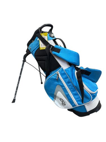 Used Q2 JUNIOR GOLF STE Jr Package Set RH White And Royal Blue 9 Piece 11835-S000207435