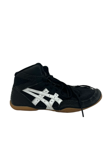 Used Asics MATFLEX Wrestling Shoes Black Junior 04.5 11692-S000150411