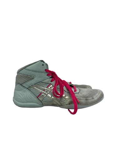 Used Asics MATFLEX Wrestling Shoes Grey Junior 02.5 11692-S000150412
