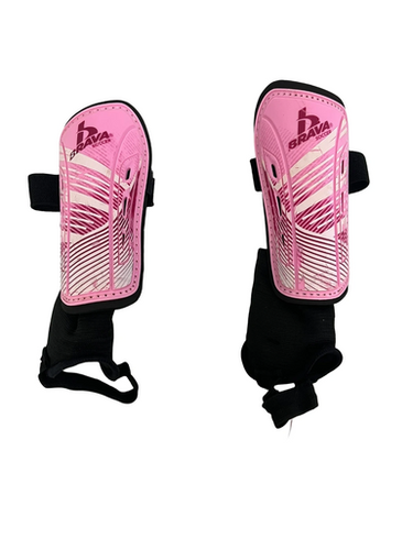 Used Brava Soccer Shin Guards Junior Pink XXS 11692-S000150414