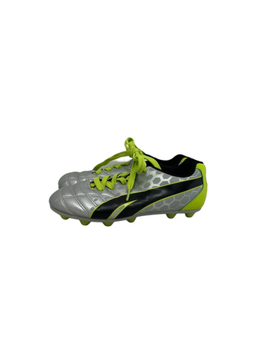 Used Puma PROCAT Soccer Cleats Grey Junior 01 11692-S000150472