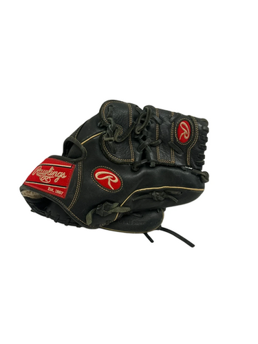 Used Rawlings GOLD GLOVE ELITE BB/SB Glove RH Throw Black 12" 11692-S000150529