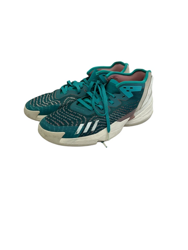 Used Adidas DON Basketball Shoes M Teal Senior 13 11692-S000150607