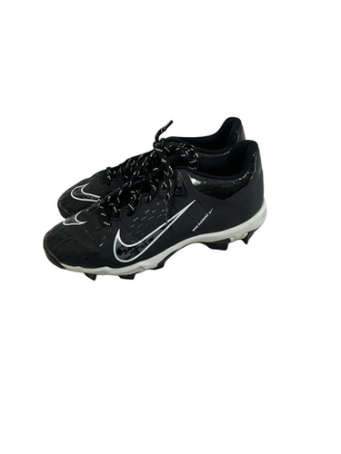 Used Nike HYPERDIAMOND BB/SB Cleats Black Junior 04.5 11692-S000150692