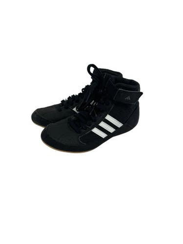 Used Adidas HVC Wrestling Shoes Black Junior 02 11692-S000150714
