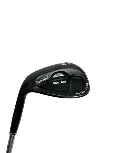 Used Cleveland 588 RTX BLACK PEARL Golf Wedge Mens LH 60 Degree 11692-S000150794