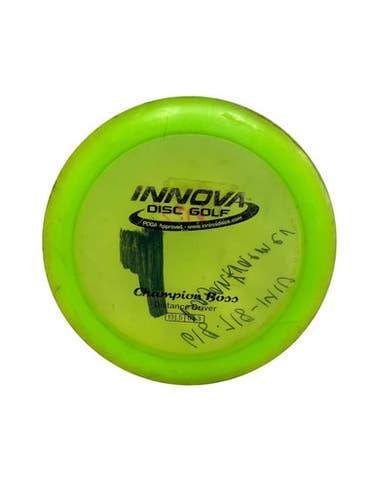 Used Innova CHAMPION BOSS Disc Golf Driver Kelly green 172g 11692-S000150849