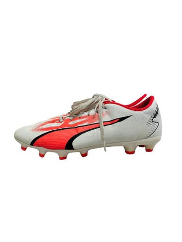 Used Puma ULTRA Soccer Cleats White And Pink Senior 9.5 11692-S000150879