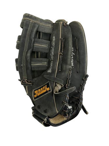 Used Reach M5000 RH Throw Fastpitch Gloves Black 14" 11692-S000150902