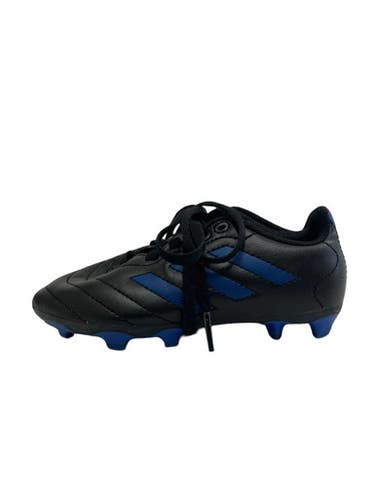 Used Adidas GOLETTO Soccer Cleats Black And Royal Blue Youth 12.0 11692-S000150911