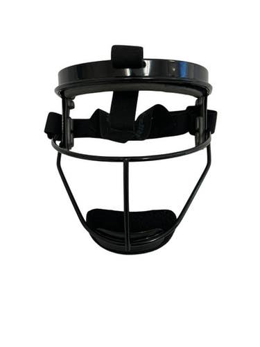 Used RIP-IT ADULT DEFENSE MASK BB/SB Fielders Mask Black One Size 11692-S000150931