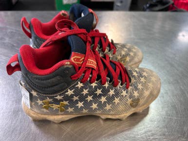 Used Under Armour Youth FB Cleats White Youth 12.0 11868-S000069165