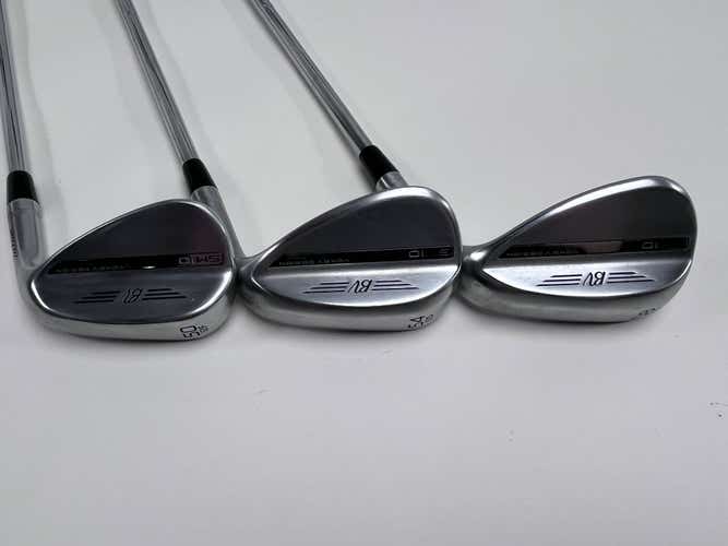 Titleist Vokey SM10 Tour Chrome Wedge Set 50* 12 54* 10 58* 10 Steel Mens RH