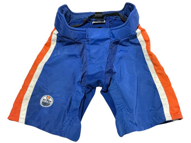 CCM PP90 Pro Stock Pants Shell Edmonton Oilers Medium Royal Blue 82984