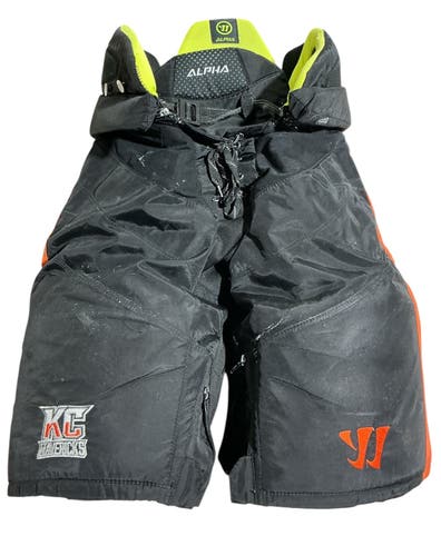Large Warrior Alpha Hockey Pants KC Mavericks Pro Stock (Used) 7814