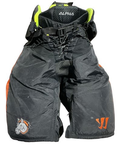 Medium Warrior Alpha Hockey Pants KC Mavericks Pro Stock (Used) 7822
