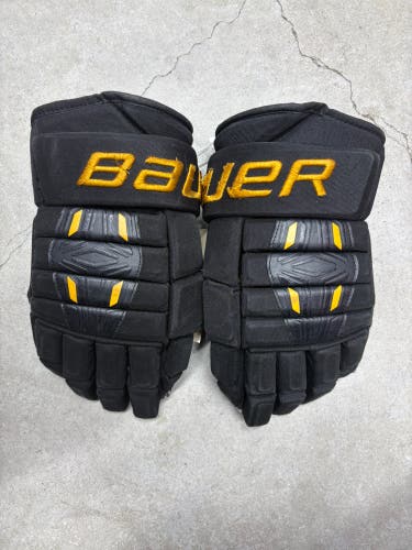 15” Bauer Pro Series NCAA Gloves Pro Stock (USED)