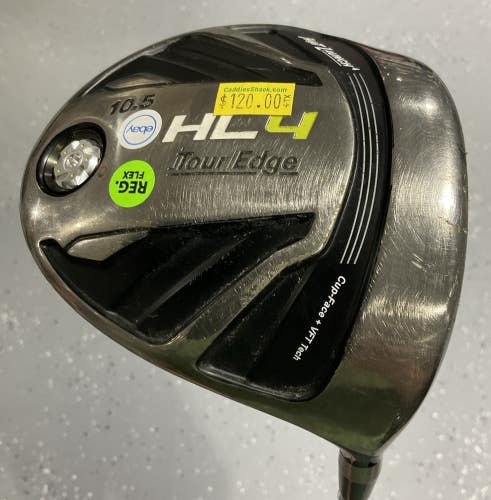 Tour Edge HL4 10.5 Driver 45" UST MAMIYA HL4 Regular Flex Graphite MRH USED