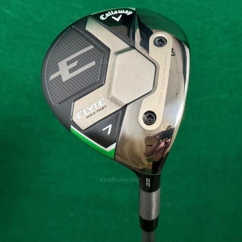 Callaway ELYTE Max Fast 22 Fairway 7 Wood Air Speeder 50-S Graphite Stiff w/HC