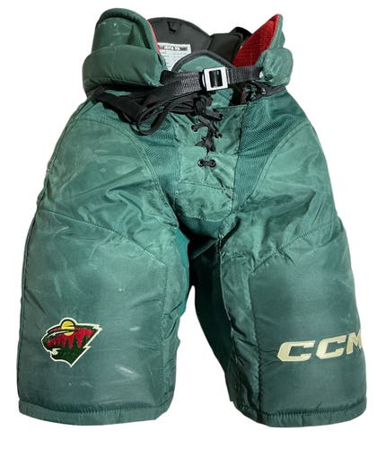 Wild Senior Medium CCM HP45X Hockey Pants Pro Stock (Used) 7816