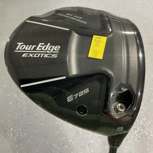 Tour Edge EXOTICS E725 9 Driver 45" PROJECT-X DENALI 6.0 Blue Stiff Flex MRH