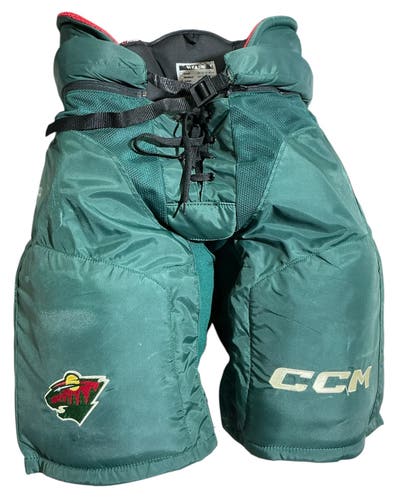 Wild Senior Large CCM HP45X Hockey Pants Pro Stock (Used) 7818