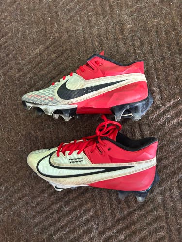 Men's Size M 7.5 w 8.5 Nike Vapor Edge Elite 360 2 Low Top Molded Cleats (Used) excellent