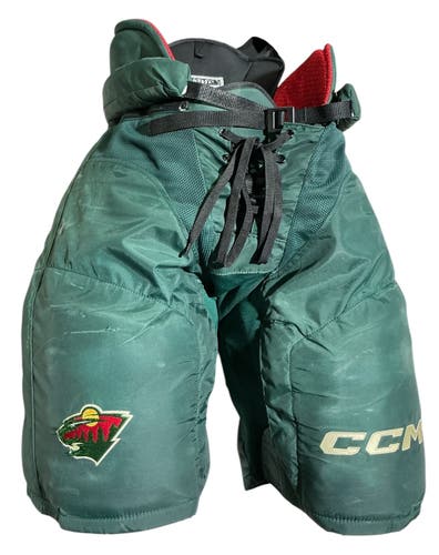 Wild Senior Medium CCM HP45X Hockey Pants Pro Stock (Used) 7819