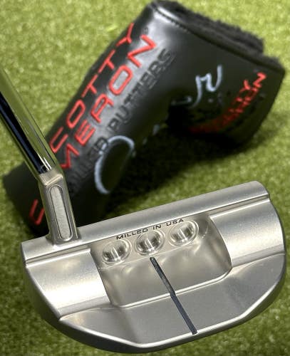 Scotty Cameron Super Select Fastback 1.5 Slant Neck Putter 34" w/ Cover MINT!