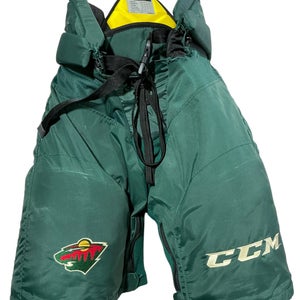 Wild Senior Medium CCM HPTKXP Hockey Pants Pro Stock (Used) 2494