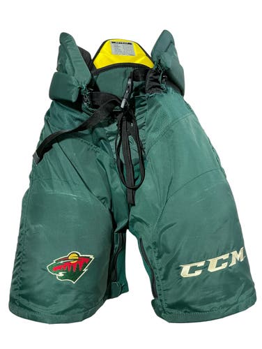Wild Senior Medium CCM HPTKXP Hockey Pants Pro Stock (Used) 2494