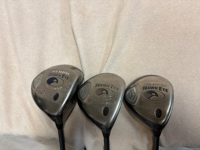 Women's Callaway Big Bertha Hawkeye Right Handed Clubs (Full Set) Ladies Flex (Used)