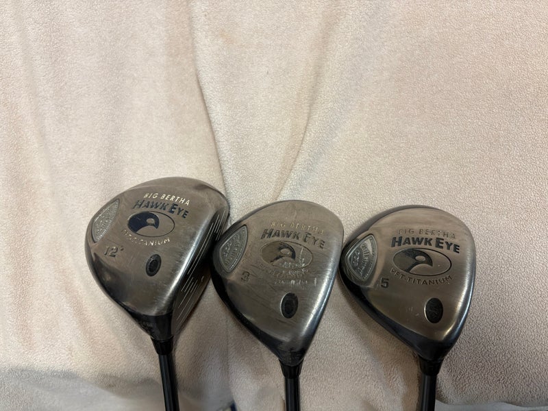 Women's Callaway Big Bertha Hawkeye Right Handed Clubs (Full Set) Ladies Flex (Used)