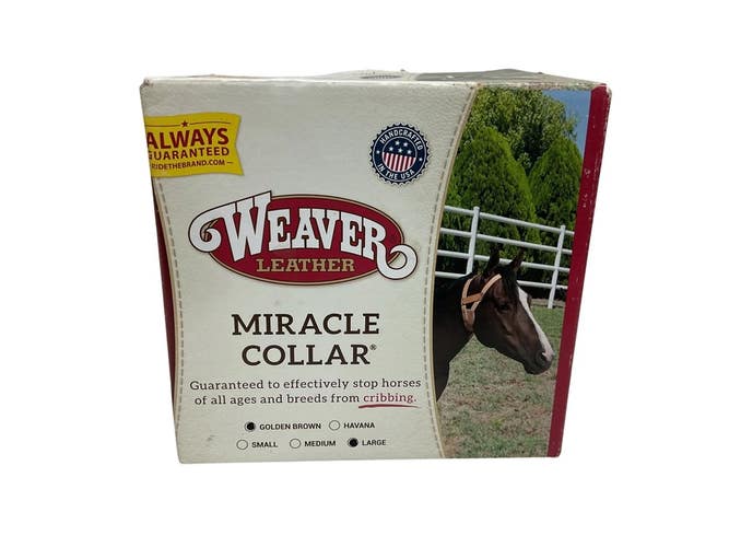 Weaver Leather Miracle Collar Large Golden Brown