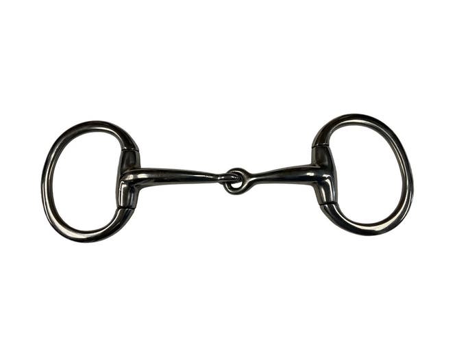Eggbutt Single Joint Curve Mouth Snaffle Bit, 5