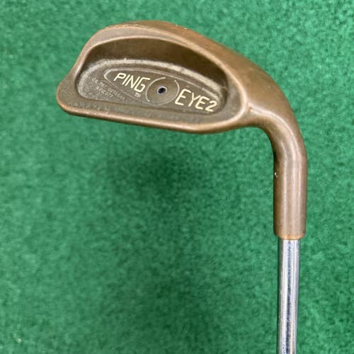 PING Eye 2 Black Dot BeCu Beryllium Copper PW Pitching Wedge Stiff Flex Steel RH