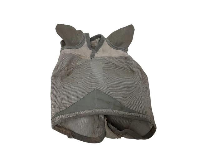 Cashel Fly Mask with Ears Horse Gray