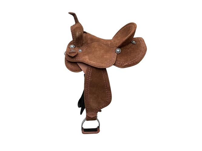 Seven Saddles Ceejay Lightweight Barrel Saddle & Matching Breastplate 15.5