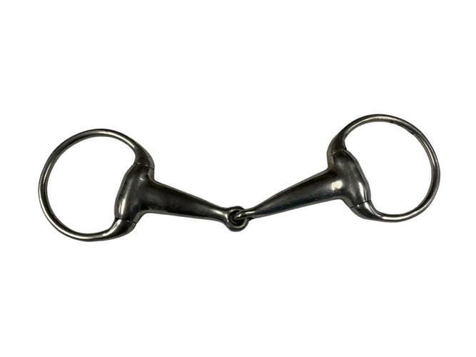 Hollow Mouth Eggbutt Snaffle Bit, 5
