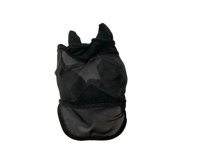 Mesh Fly Mask with Ears & Nose Cover MINI Black