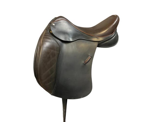 Detente Spencer Dressage Saddle 17.5 MW+ Dk Brown