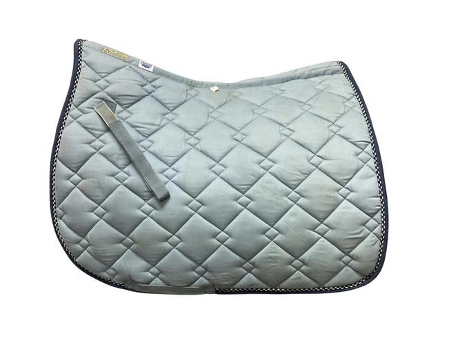 Roma Double Diamond All Pupose Saddle Pad Pad Lt Blue