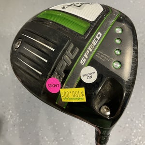 Callaway EPIC SPEED 12 Driver 42" ALDILA ASCENT 40 Ladies Flex Graphite RH USED